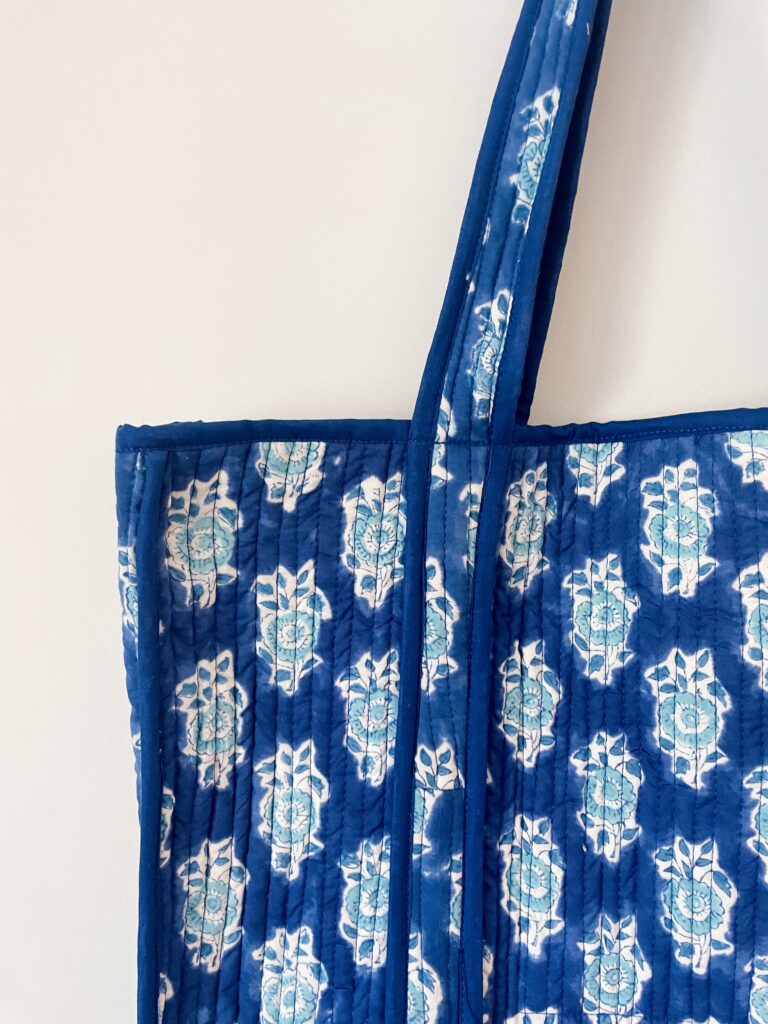 Royal Blue Lightweight Cotton Carry Tote Bag