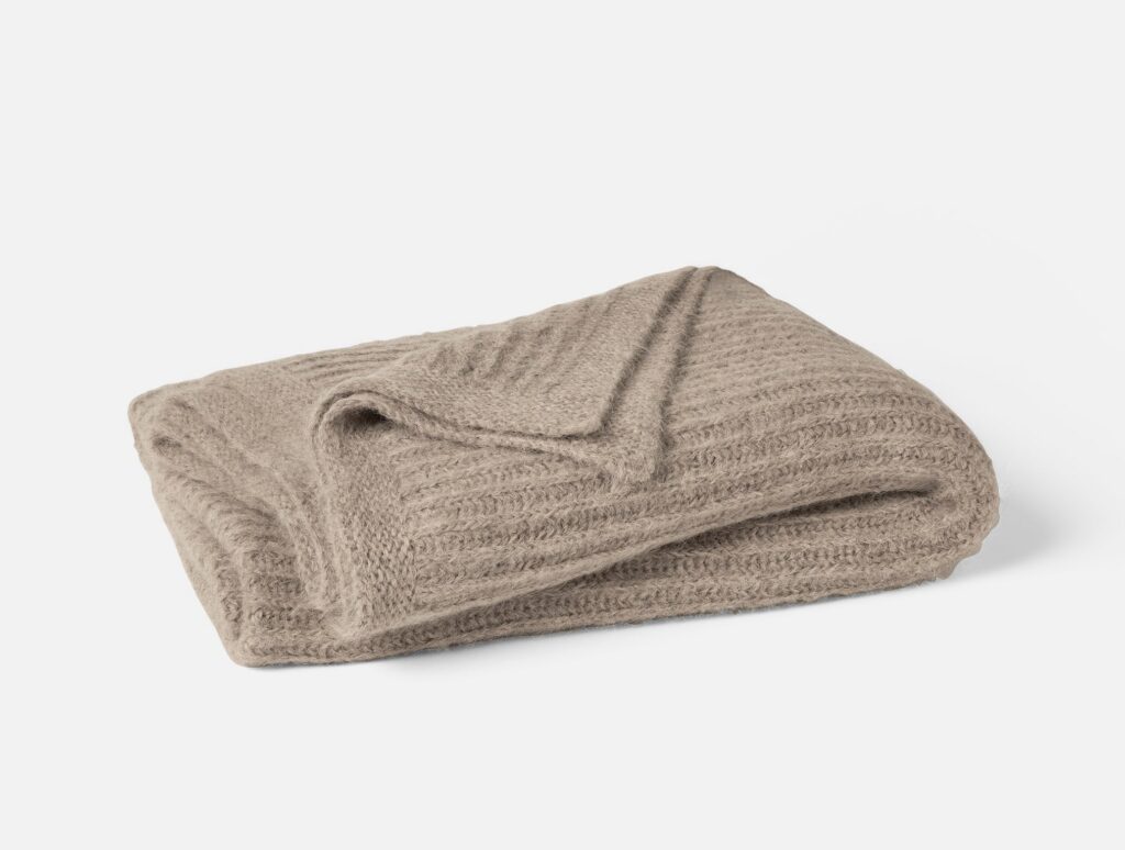 Knitted Textile Throw Blanket for Everyday Comfort