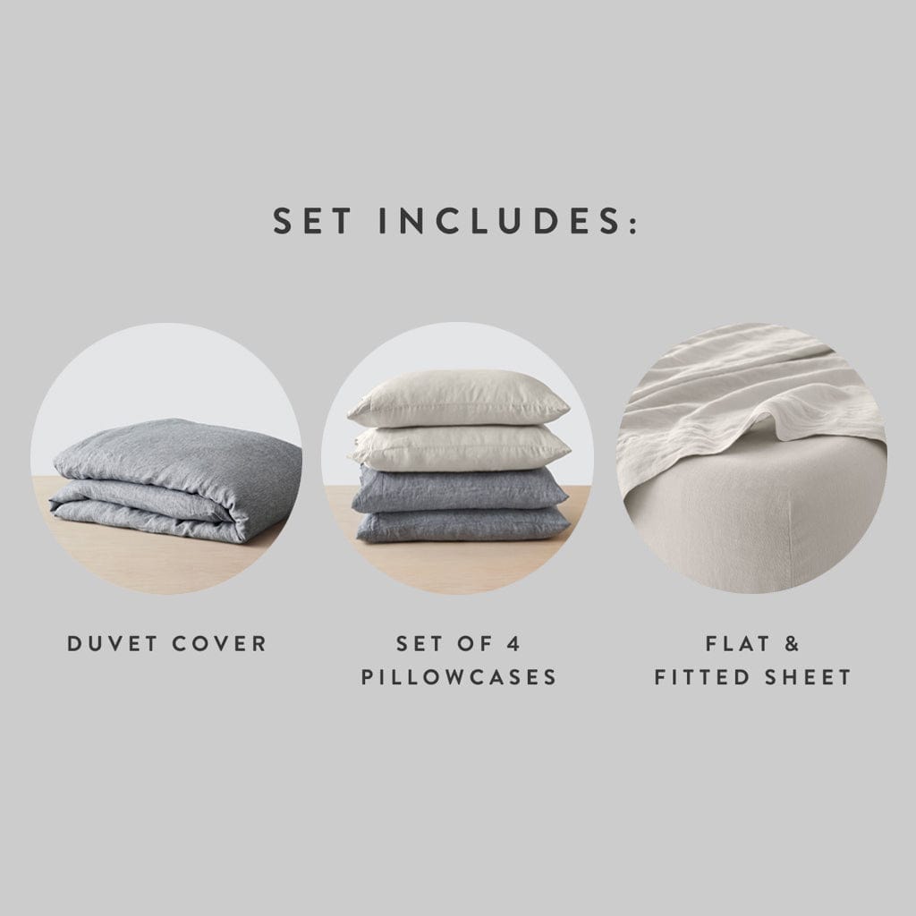 Classic Stonewashed Linen Bedding Bundle - Image 7