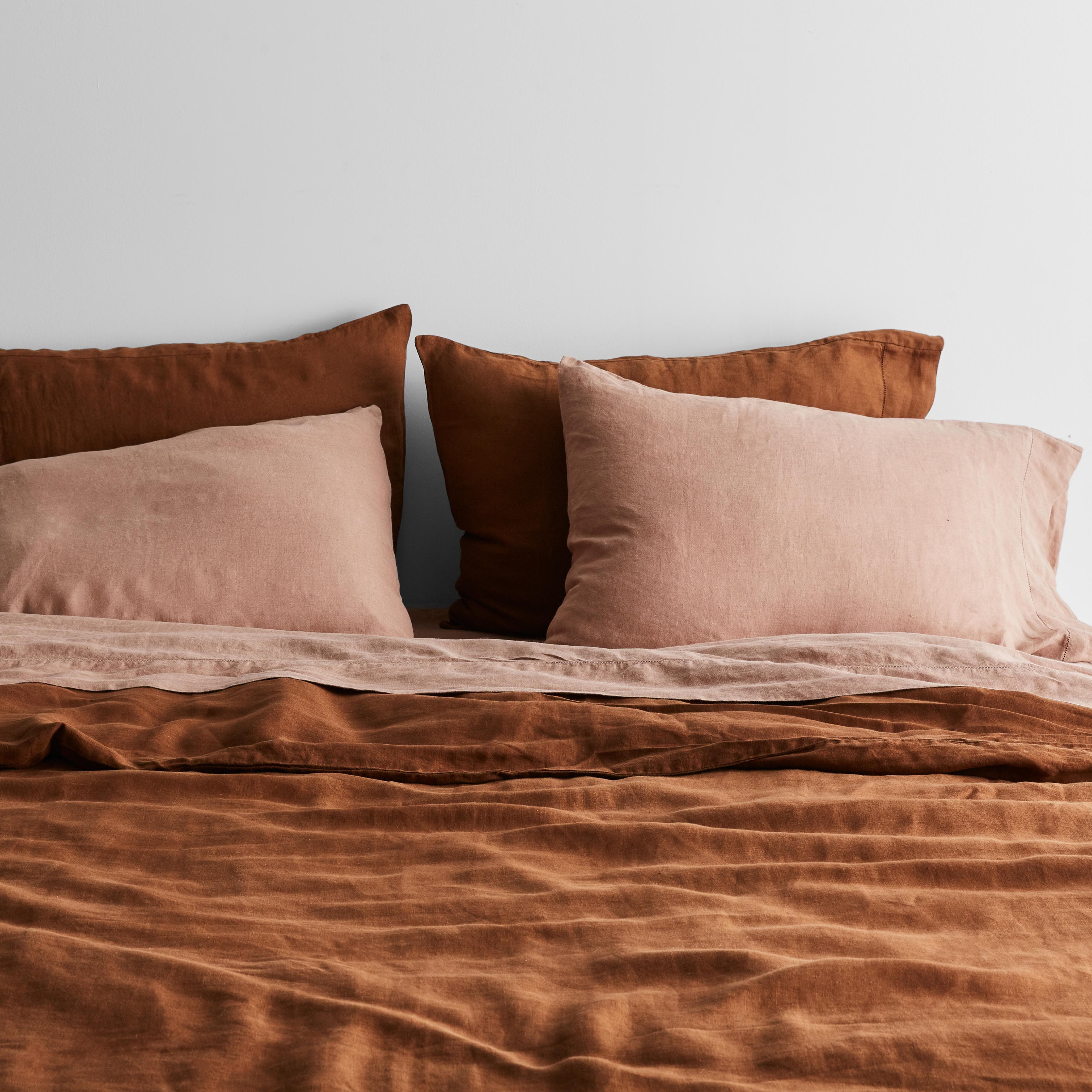 Classic Stonewashed Linen Bedding Bundle - Image 70