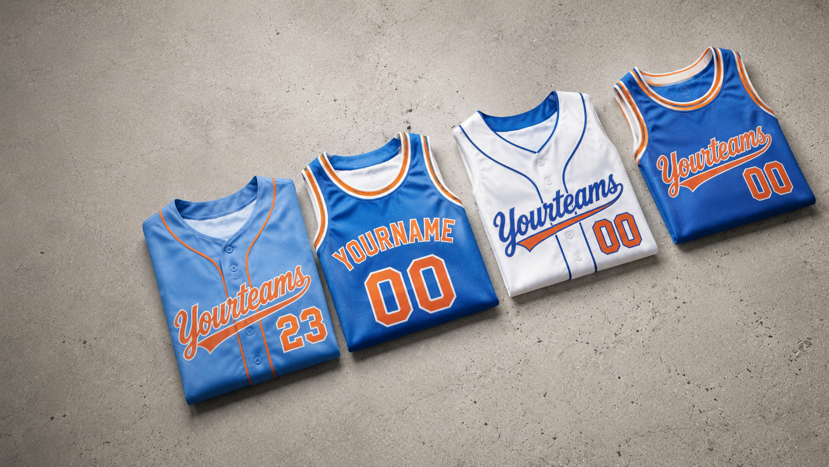 Sports apparel packing and jersey details